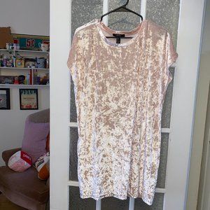 Crushed Velvet Forever 21 T-Shirt Dress